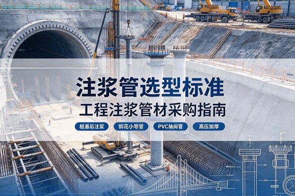 隆昌注浆管选型标准