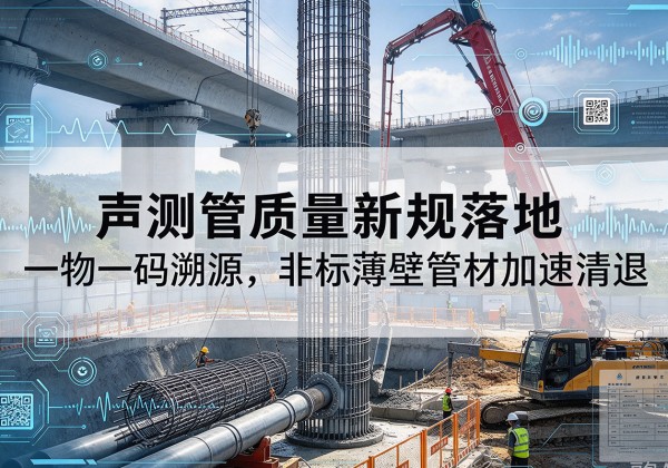隆昌声测管质量新规落地，一物一码溯源，非标薄壁管材加速清退