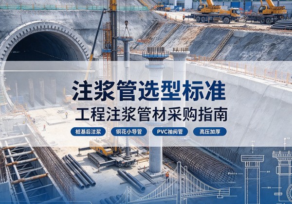 隆昌注浆管选型标准